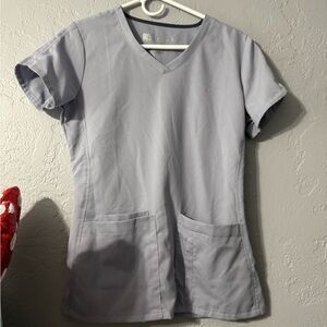 Women's Gray Grey’s Anatomy Scrub Top